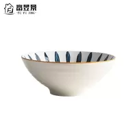 富昱景 景德镇碗碟套装家用网红日式餐具8寸斗笠碗创意盘子饭碗汤面碗筷DIY组合