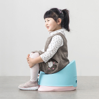 茶花 痰盂 儿童马桶便盆移动马桶坐便器 颜色随机352001