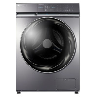 小天鹅(LittleSwan)10公斤滚筒洗衣机全自动水魔方洗烘一体触控 TD100-1636WMUIADT 金属钛