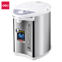 得力(deli)85601电热水瓶-5L烧水壶 家用不锈钢电水壶