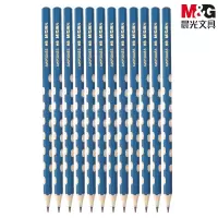 晨光(M&G) AWP30455 HB洞洞铅笔 六角杆木杆铅笔 12支装