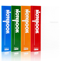 广博(GuangBo)GBR0796 B5办公记事本子日记本软抄本 80张4本装 颜色随机