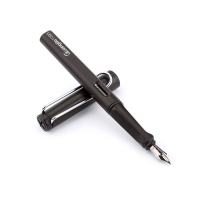 广博(GuangBo)GB1091D 钢笔F笔头初级练字笔0.45mm笔尖 绅士黑