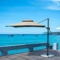 咖啡色户外遮阳伞(单位:把)