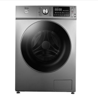 美的(Midea)MD100-1463WIDY 新品10公斤大容量全自动直驱变频洗烘一体洗衣机 家用巴赫银
