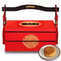 稻香村稻香华礼月饼礼盒1210g/盒蛋黄莲蓉五仁豆沙多口味传统广式月饼手工高端礼盒中秋