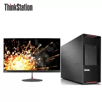 联想(ThinkStation)P920 工作站 定制(4110*2 4*16GB 512G SSD+4T P4000 27英寸显示器)专业图形工作站