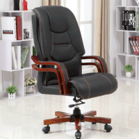 皮艺东港老板椅