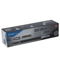 广博(GuangBo)ZX9T35D 0.5mm黑色按动中性笔芯 配合按动签字笔 20支装