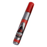 宝克白板笔大容量可擦白板笔告示易擦型可加墨水办公用品红