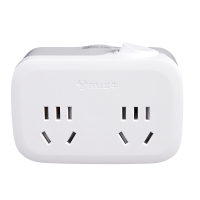 BULL公牛插座 GN-932K 一转二国标插头带总控开关