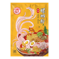 安记柳州螺蛳粉特产网红螺丝粉方便速食米线酸辣粉丝300g*3包