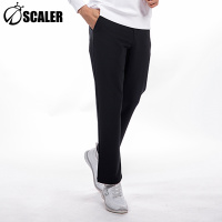 思凯乐(SCALER)F3900330 男女防水弹力软壳裤抓绒裤长裤 黑色(单位:件)