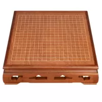 Cooskin围棋套装草花梨木质围棋盘棋桌+B型单面新云子+枣木罐 棋盘规格: 约54*49*11cmmm
