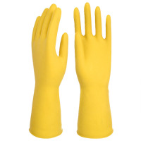 乳胶手套 耐酸碱橡胶手套 橡胶手套 5双装手套