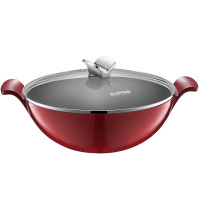 苏泊尔珐琅铸铁锅.深型煎炒锅FLC28A4