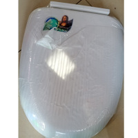企购优品蒙娜丽莎桶盖坐便器盖板老式加厚缓降坐便圈马桶圈 U型