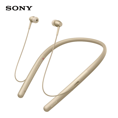 索尼（SONY）WI-H700 蓝牙无线耳机 颈挂式 跑步运动苹果安卓手机通用 浅金