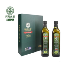 ARTEMIS阿蒂米斯绿色系列 希腊进口特级初榨橄榄油 750ML*2 礼盒