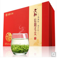 文新茶叶绿茶信阳毛尖礼盒茶 250g
