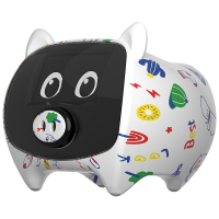 科大讯飞 机器人 阿尔法蛋伶俐猪智能机器人儿童学习早教玩具国学教育智能对话陪伴机器人 白色