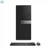戴尔(DELL)Optiplex7070MT 台式电脑主机(i7-9700 2*4G 1T+128G固 刻录 2G独显)
