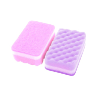 茶花棉柔抹布PVC手套波纹海百洁布 三件套F17003+C78013+B00001（BY)