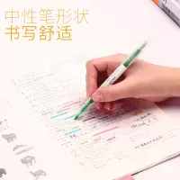 得力deliS600荧光笔标记笔糖果色一套记号笔6支装(计价单位:支)(BY)