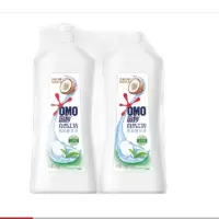 奥妙(OMO) 洗洁精自然工坊柠檬香柚/绿茶薄荷果蔬餐具净洗碗洗果蔬1.1KG*2 (新老包装随机发货)(XF)
