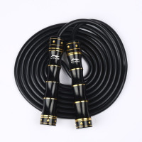 李宁专业成人负重跳绳健身器材减肥运动中考专用体能力量训练加粗跳绳LBDM710黑金