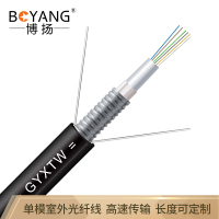 博扬(BOYANG)BY-GYXTW-6B16芯单模室外光纤线GYXTW中心管式室外网线架空光缆2000米/轴