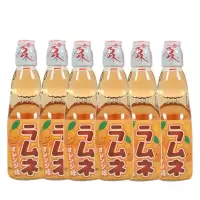 哈达橘子味波子汽水 200ml*6瓶装