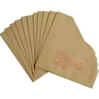 驰鹏 档案专用无酸纸袋档案包角215mm*215mm(定制10000起订) 分件袋梯形角三角斜角套封文件袋办公用品