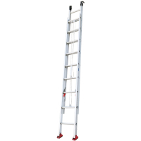 兴航发 铝合金槽型铆压升降单梯9m 9米梯子铝合金两连直梯子加厚安全 按副销售(H)