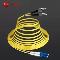 企购优品 电信级单模双芯光纤跳线光纤延长线缆 机房跳线 电信级LC-FC(3.0单模双工) 3米