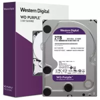 西部数据 紫盘 监控硬盘 2TB SATA6Gb/s 64M WD20EJRX
