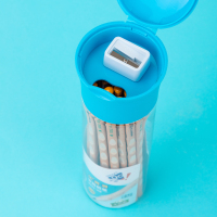 得力58184洞洞铅笔矫正握姿铅笔 蓝色(计价单位:支)(BY)