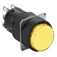  Schneider Electric XB6-EAA51F 16mm平头按钮XB6XB6-EAA51F(5个/盒)