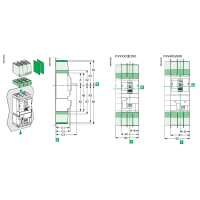 施耐德 Schneider Electric 固定式塑壳漏电断路器CVS100N TM80D 4P 脱扣