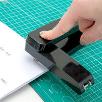 得力0434旋转订书机(黑)