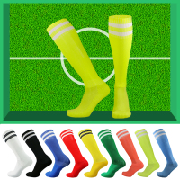 星加坊毛巾底足球运动袜子男女袜跑步袜荧黄001Gi