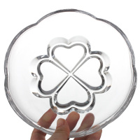 玻璃水果盘透明小号装水果篮现代简约茶几糖果盒