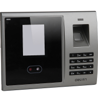 得力3749 人脸+指纹考勤机(金属灰)JS