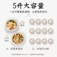九阳 (Joyoung) 电压力锅5L家用压力煲智能预约电高压锅电饭煲一 香槟金Y-50C818(5L容量）