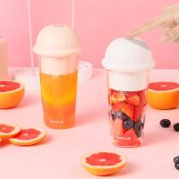 九阳(Joyoung)榨汁机家用水果小型便携式迷你电动多功能料理机果汁机榨汁杯 椰奶白