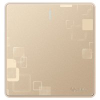 公牛G18E204玫瑰金暗装一开双控开关插座