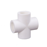 国标PPR水管配件 等径四通 40mm 10个