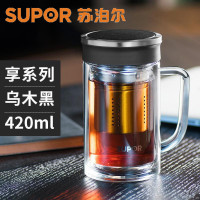 苏泊尔双层耐热玻璃杯KC42CL1