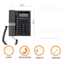 得力(deli)0774电话机(金属灰)一个装