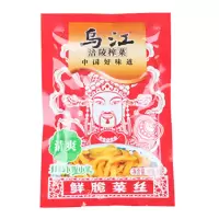 乌江涪陵榨菜鲜脆菜丝80g*5袋咸菜清爽下饭菜